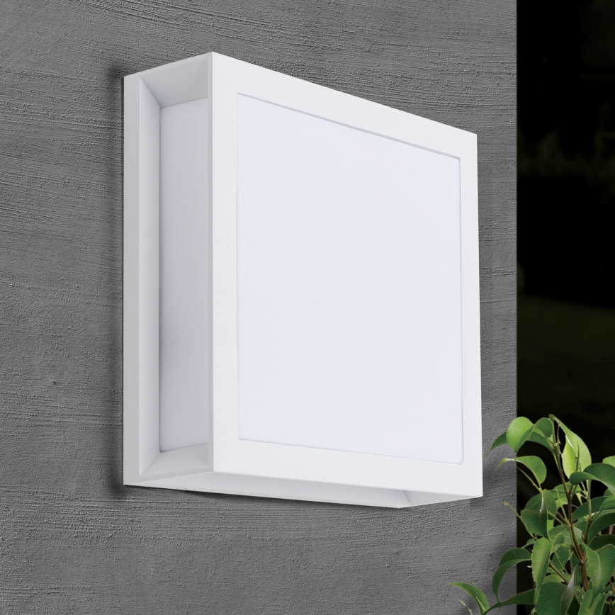 Kültéri lámpatest HENRY 2xE27/15W/230V 26x26 cm IP44 fehér