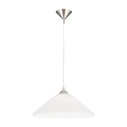 Csillár zsinóron GRADO 1xE27/60W/230V átm. 40 cm matt króm
