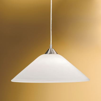 Csillár zsinóron GRADO 1xE27/60W/230V átm. 40 cm matt króm