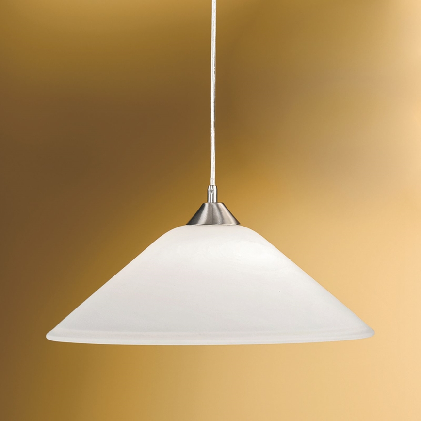 Csillár zsinóron GRADO 1xE27/60W/230V átm. 40 cm matt króm