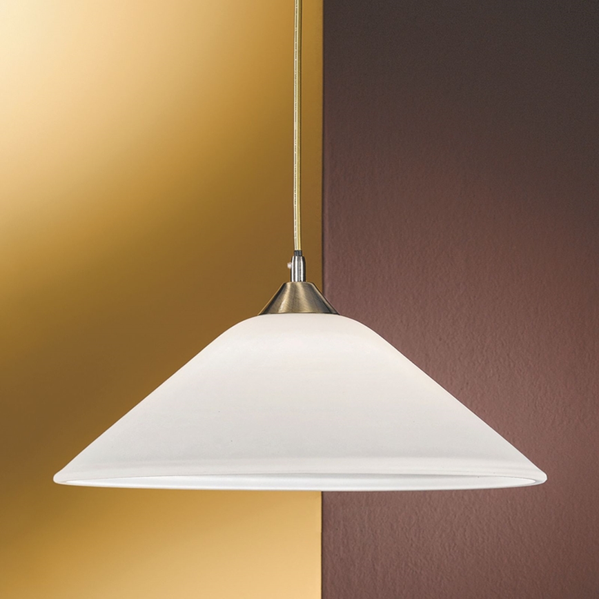 Csillár zsinóron GRADO 1xE27/60W/230V átm. 40 cm réz