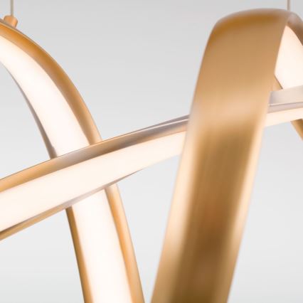 LED Fényerőszabályzós függeszték kábellel CIRCUS LED/36W/230V arany