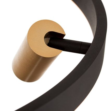 LED Fényerőszabályzós csillár kábellel BERLIN LED/50W/230V fekete/arany