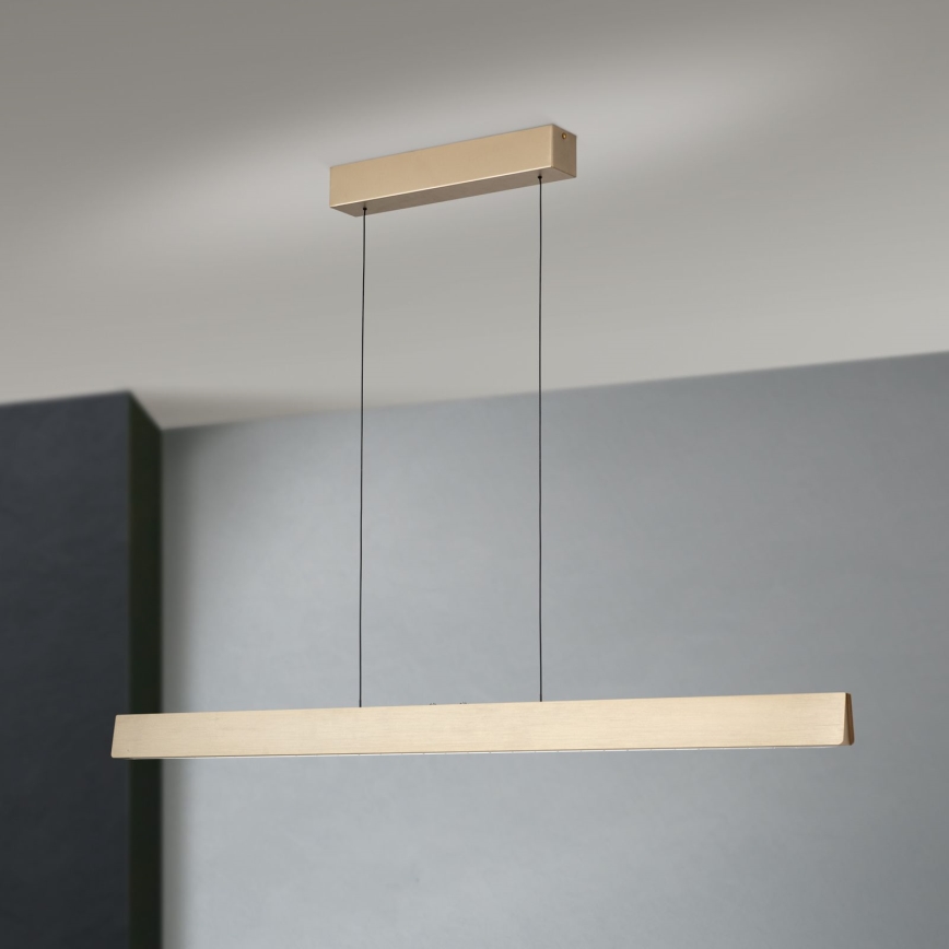 LED Fényerőszabályzós csillár kábelre TARA LED/44W/230V 2700/3800/4500/5700K arany