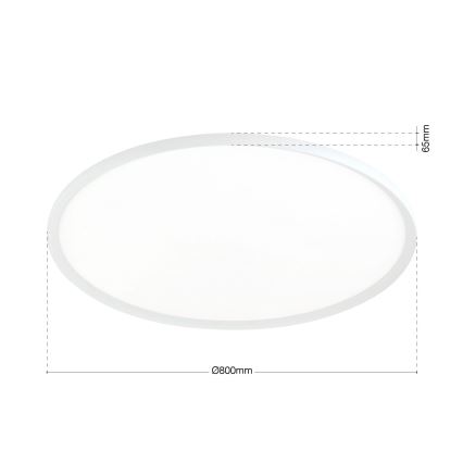 LED mennyezeti lámpa KANT LED/66W/230V 2700/3000/4000K átm. 80 cm fehér