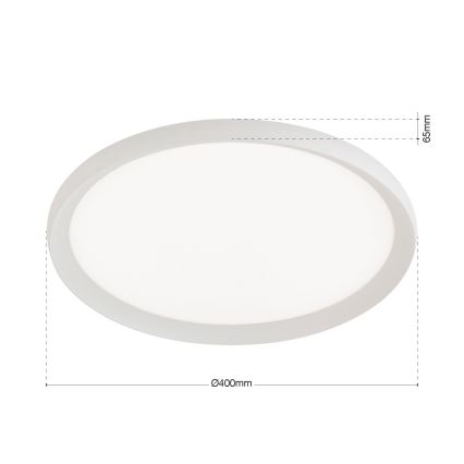 LED mennyezeti lámpa KANT LED/30W/230V 2700/3000/4000K átm. 40 cm fehér