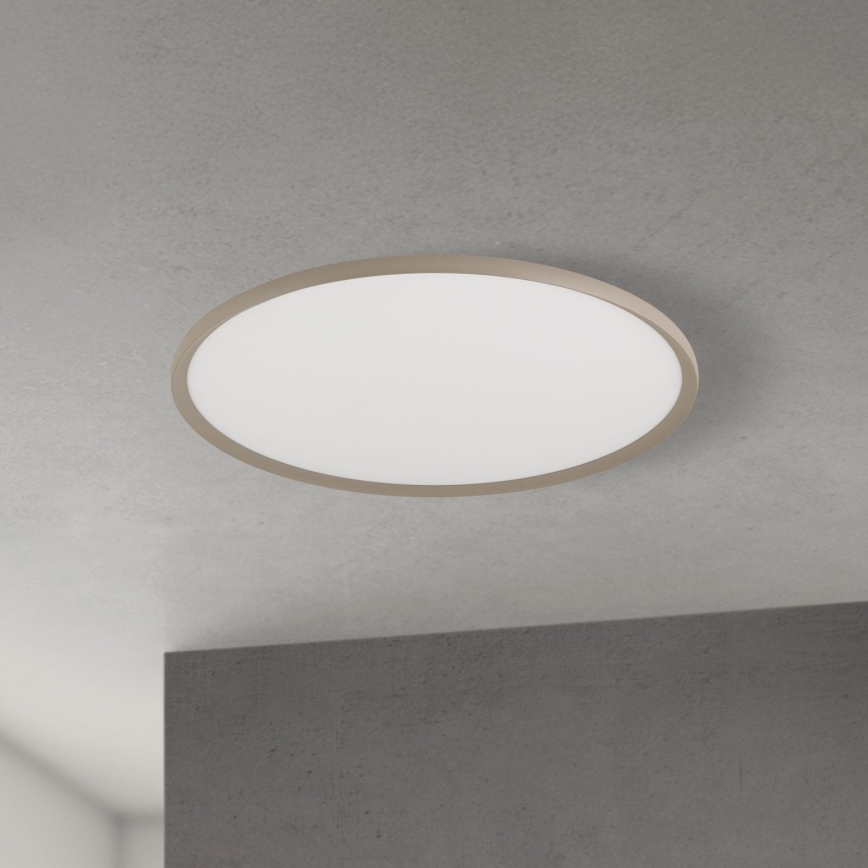 LED mennyezeti lámpatest KANT LED/66W/230V 2700/3000/4000K átm. 80 cm bézs
