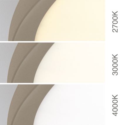 LED mennyezeti lámpatest KANT LED/66W/230V 2700/3000/4000K átm. 80 cm bézs