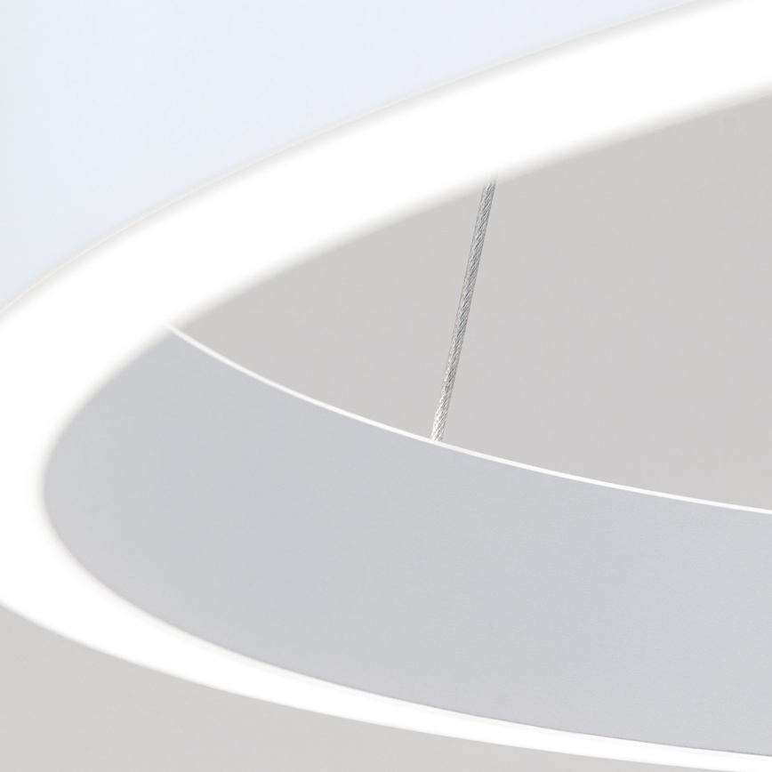 Fényerőszabályozható LED függeszték kábelen KOLK LED/60W/230V 2700/3000/4000K átm. 60 cm fehér