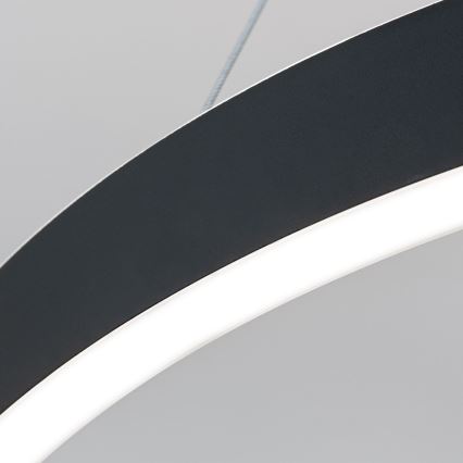LED fényerőszabályozható kábeles csillár KOLK LED/60W/230V 2700/3000/4000K átm. 60 cm fekete