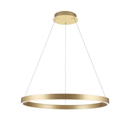 LED dimmelhető, kábelre függesztett csillár KOLK LED/80W/230V 2700/3000/4000K átm. 80 cm arany