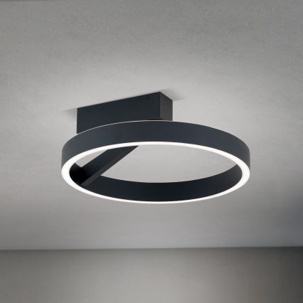 LED mennyezeti lámpatest KOLK LED/40W/230V 2700/3000/4000K Ø 40 cm fekete
