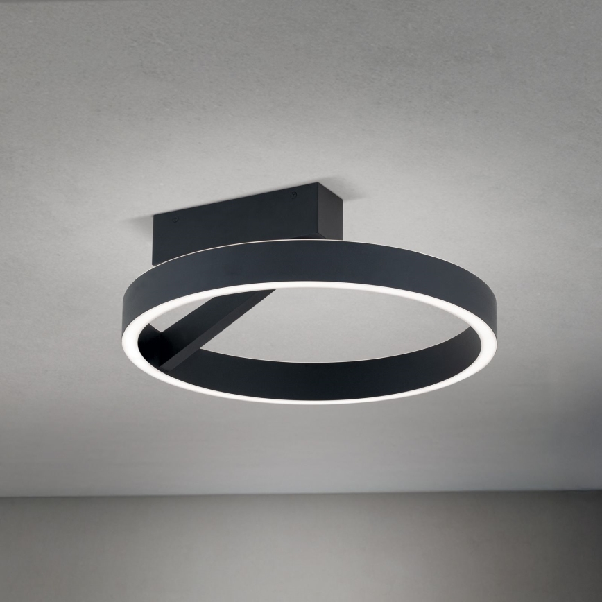 LED mennyezeti lámpatest KOLK LED/40W/230V 2700/3000/4000K Ø 40 cm fekete