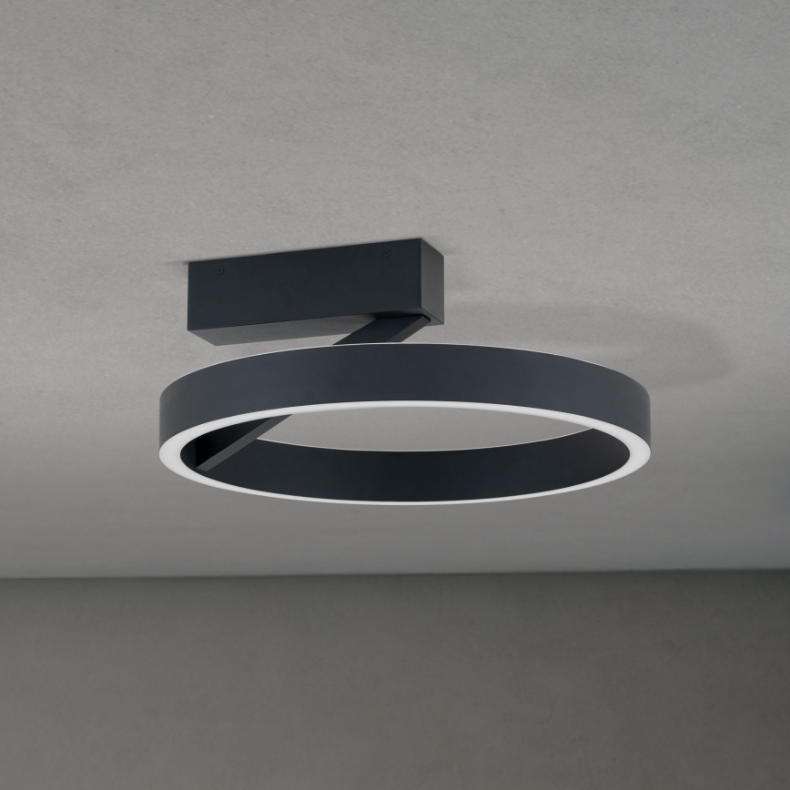 LED mennyezeti lámpatest KOLK LED/40W/230V 2700/3000/4000K Ø 40 cm fekete