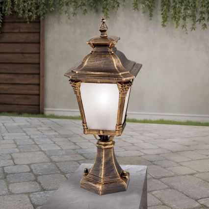 Kültéri lámpa AIKO 1xE27/60W/230V 59 cm IP23 bronz/patina