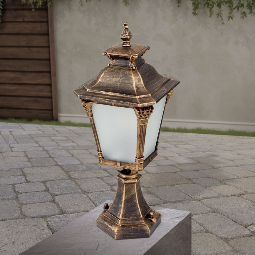 Kültéri lámpa AIKO 1xE27/60W/230V 59 cm IP23 bronz/patina