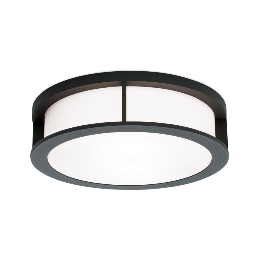 Kültéri lámpa HENRY 2xE27/15W/230V Ø30 cm IP44 antracit