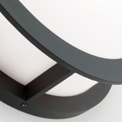 Kültéri lámpa HENRY 2xE27/15W/230V Ø30 cm IP44 antracit