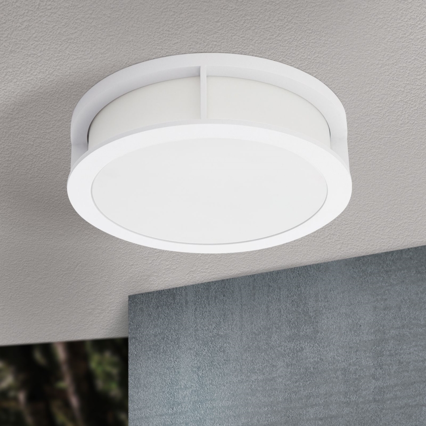 Kültéri lámpatest HENRY 2xE27/15W/230V átmérő 30 cm IP44 fehér