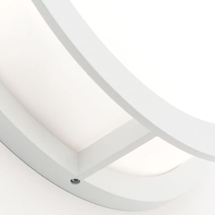 Kültéri lámpatest HENRY 2xE27/15W/230V átmérő 30 cm IP44 fehér