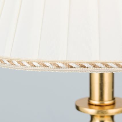 Asztali lámpa FONSA 1xE27/60W/230V 61 cm fehér/arany