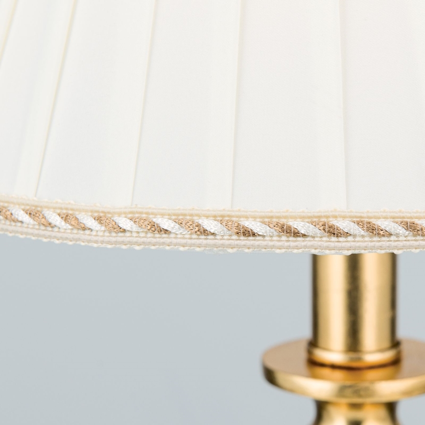 Asztali lámpa FONSA 1xE27/60W/230V 61 cm fehér/arany