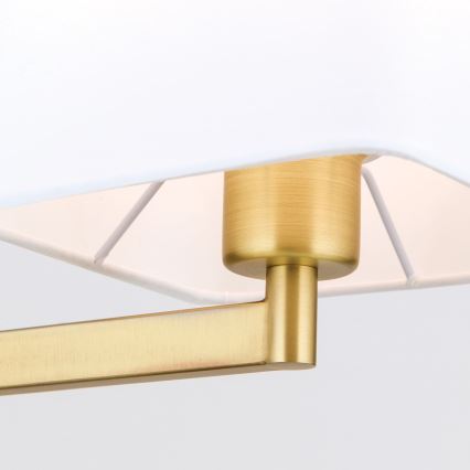 Asztali lámpa CARLTON 1xE27/40W/230V fehér/arany