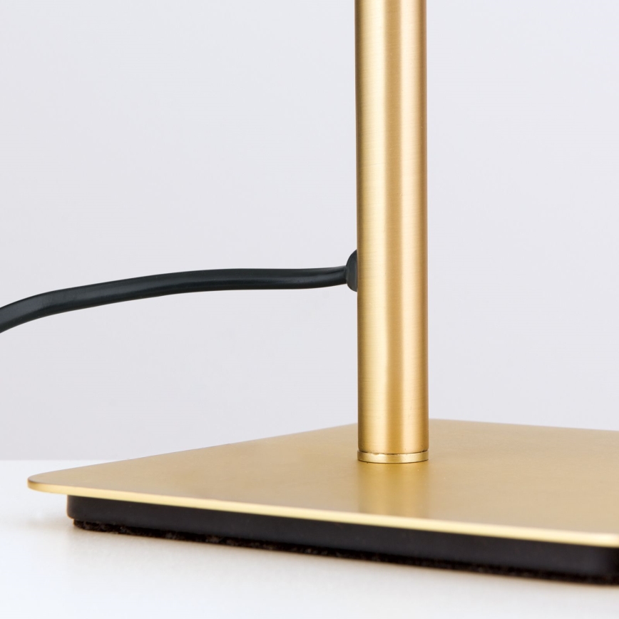 Asztali lámpa CARLTON 1xE27/40W/230V fehér/arany