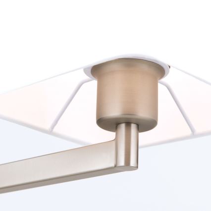 Asztali lámpa CARLTON 1xE27/40W/230V fehér/matt króm