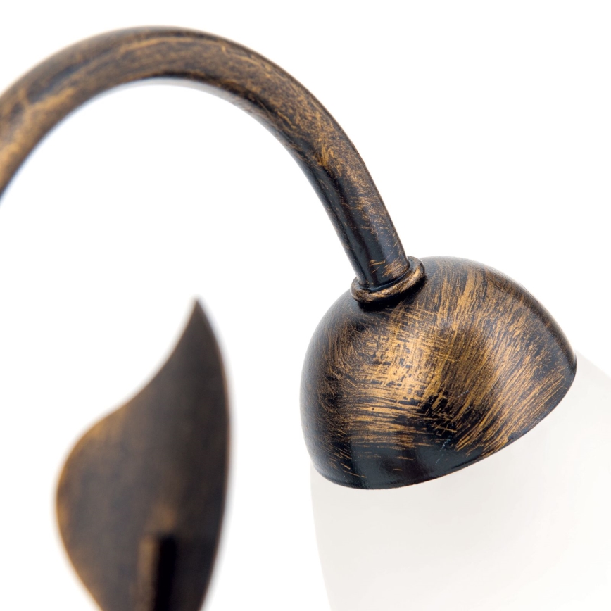 Asztali lámpa SISI 1xE14/40W/230V bronz/patinás