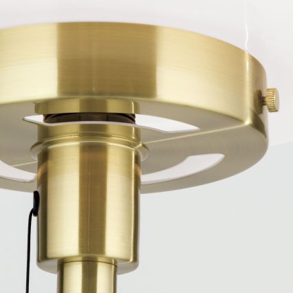 Asztali lámpa SPARTA 1xE27/40W/230V arany/fekete