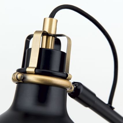 Asztali lámpa SCHILLER 1xE27/40W/230V fekete/bronz