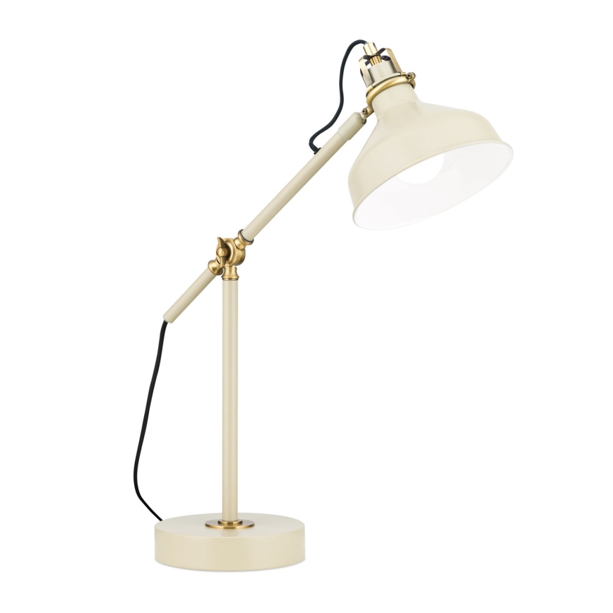 Asztali lámpa SCHILLER 1xE27/40W/230V krémes/bronz
