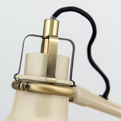 Asztali lámpa SCHILLER 1xE27/40W/230V krémes/bronz