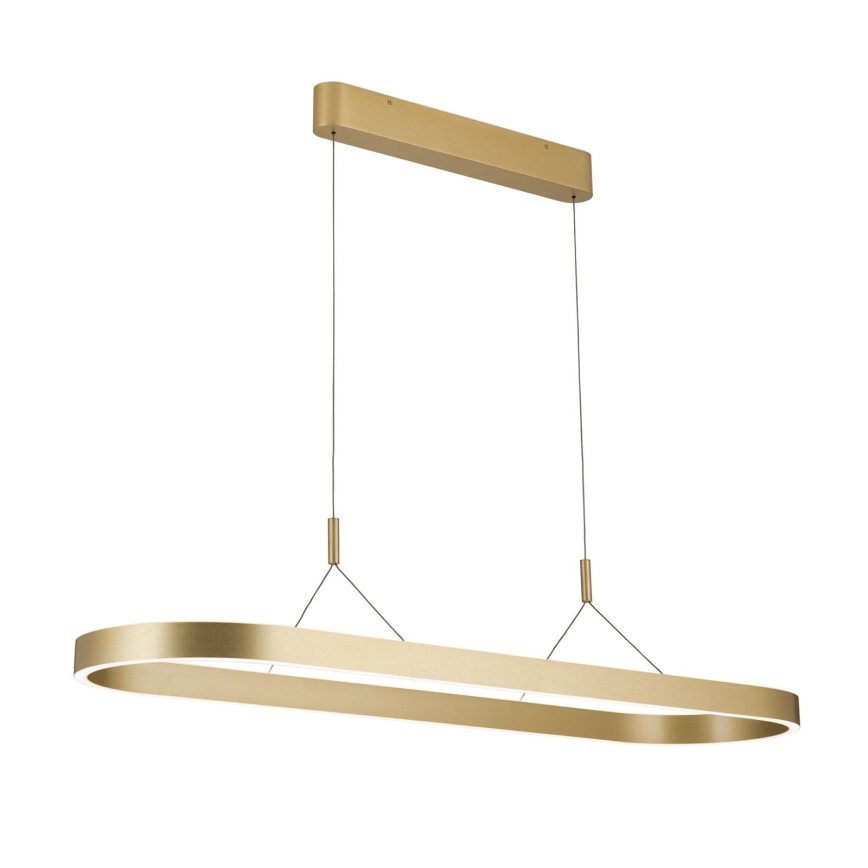LED csillár kábelen CARRARA LED/80W/230V 2700/3000/4000K aranyszínű