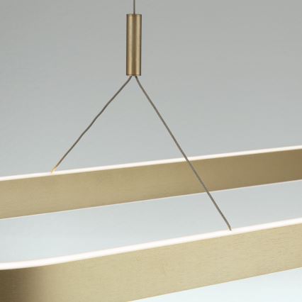 LED csillár kábelen CARRARA LED/80W/230V 2700/3000/4000K aranyszínű