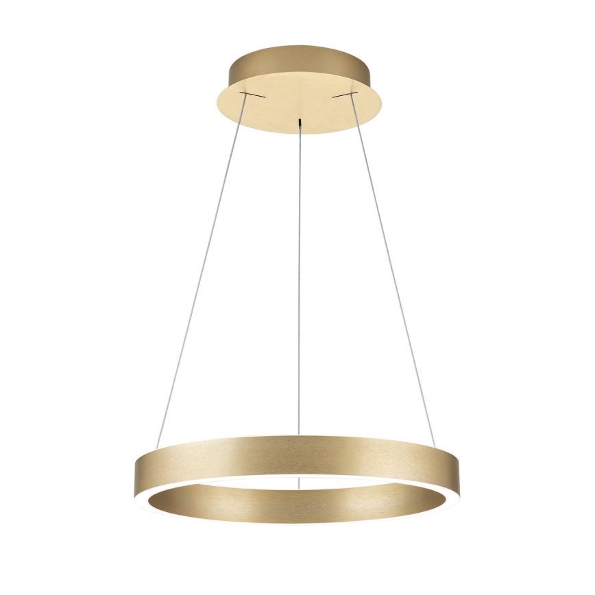 Fényerőszabályozható LED csillár kábelen KOLK LED/40W/230V 2700/3000/4000K átm. 40 cm arany