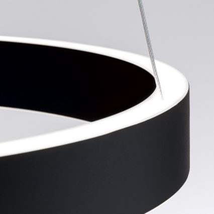 KOLK LED dimmelhető kábeles csillár LED/40W/230V 2700/3000/4000K Ø 40 cm fekete