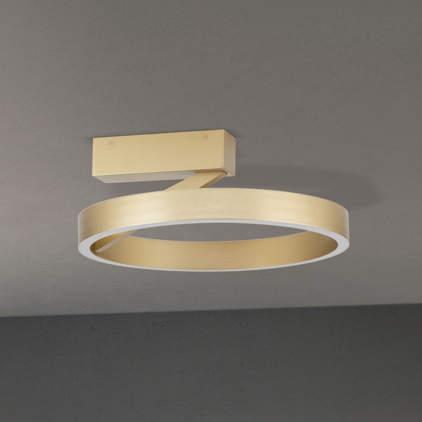 LED mennyezeti lámpatest KOLK LED/40W/230V 2700/3000/4000K átm. 40 cm arany