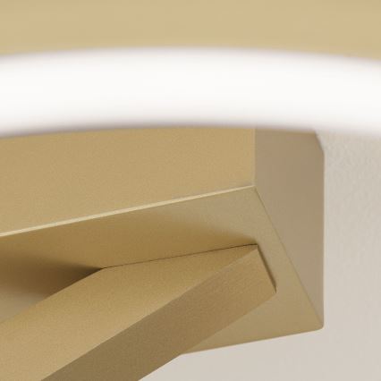 LED mennyezeti lámpatest KOLK LED/40W/230V 2700/3000/4000K átm. 40 cm arany