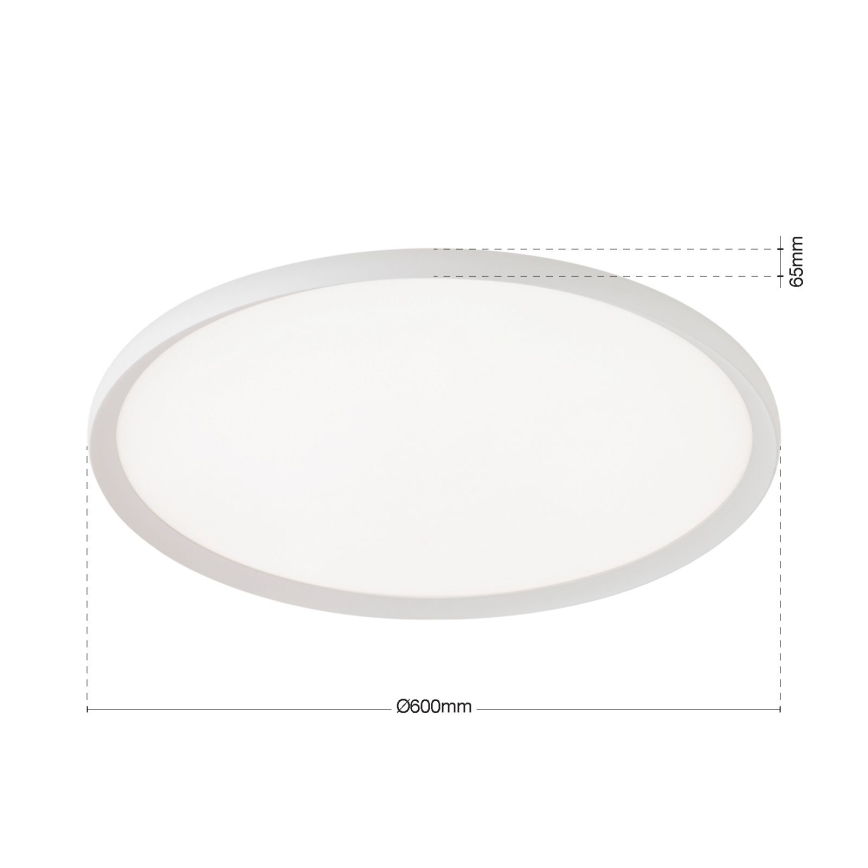 LED mennyezeti lámpatest KANT LED/50W/230V 2700/3000/4000K Ø 60 cm fehér