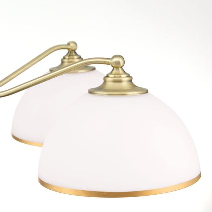 Csillár láncon OLD LAMP 5xE27/40W/230V átm. 75 cm fehér/réz