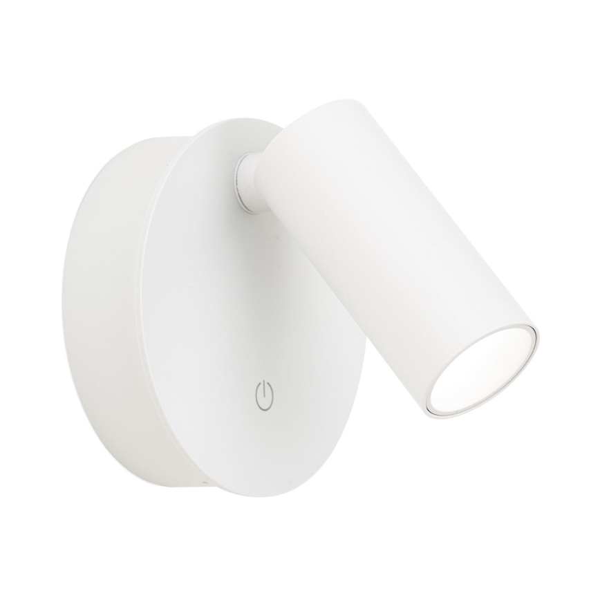 LED dimmelhető, újratölthető érintésvezérlésű fali spotlámpa LUXY LED/1W/5V 2200 mAh 2700/3000/4000K fehér
