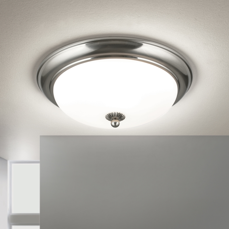 Mennyezeti lámpa EMPIRA 2xE27/40W/230V átmérő 35,5 cm matt króm