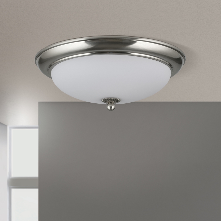 Mennyezeti lámpa EMPIRA 2xE27/40W/230V átmérő 35,5 cm matt króm