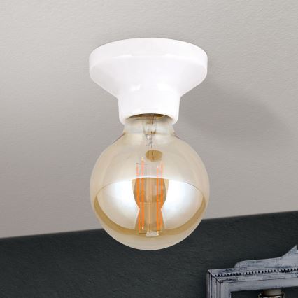 Mennyezeti lámpa FROST 1xE27/60W/230V fehér