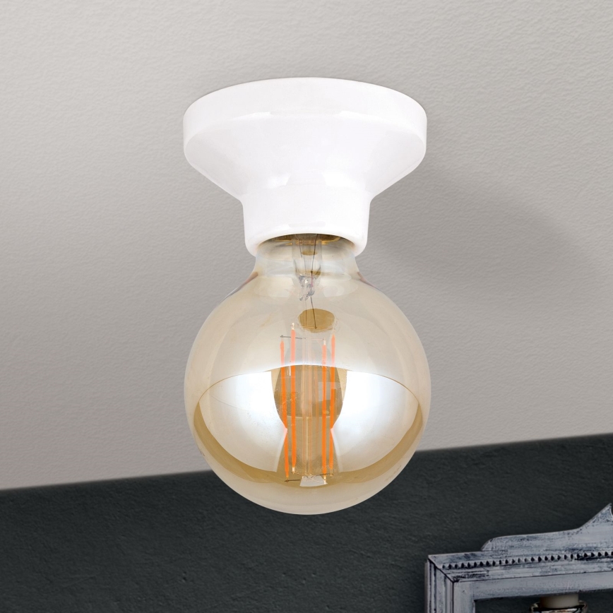 Mennyezeti lámpa FROST 1xE27/60W/230V fehér