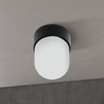 Mennyezeti lámpa OSTIA 1xE27/40W/230V átmérő 9,8 cm fekete