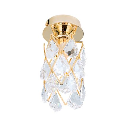 Mennyezeti lámpatest RITA 1xG9/40W/230V átm. 9 cm arany