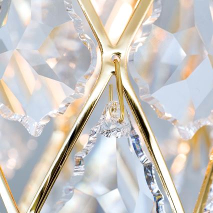 Mennyezeti lámpatest RITA 1xG9/40W/230V átm. 9 cm arany